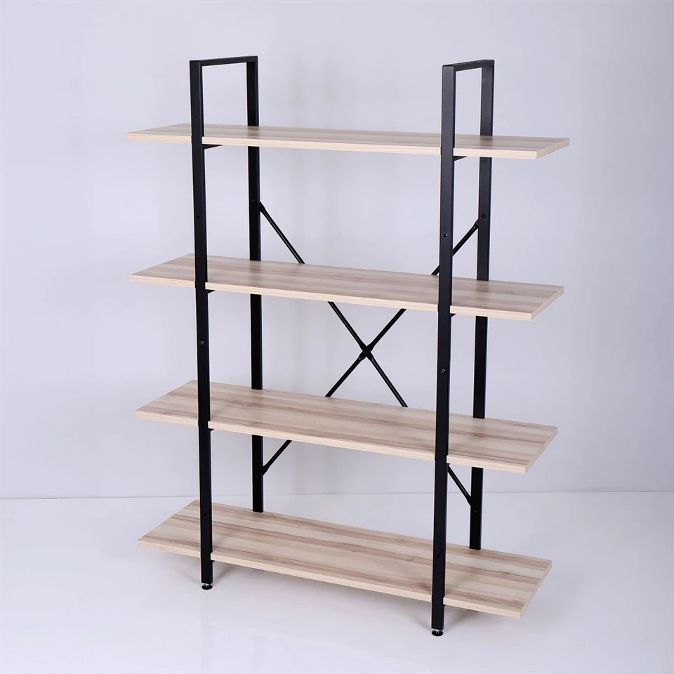 4 tier standing bookshelf(001)